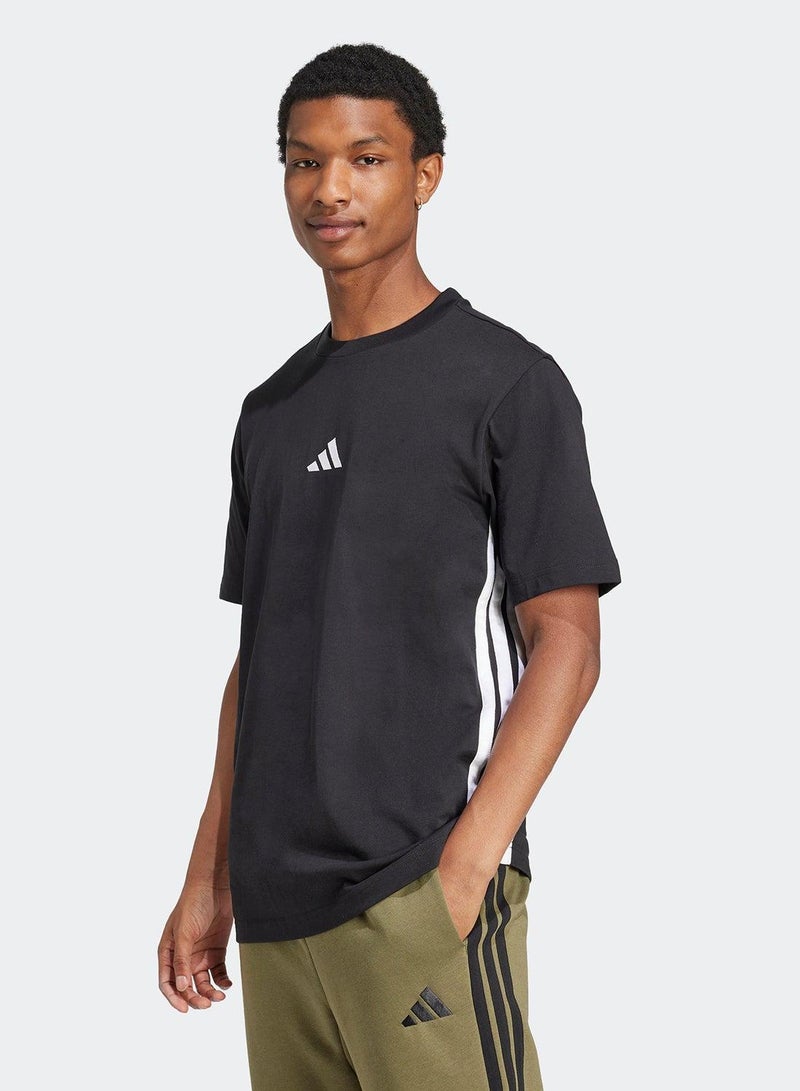 Adidas Essentials Three Stripes Single Jersey Tee - Image 5